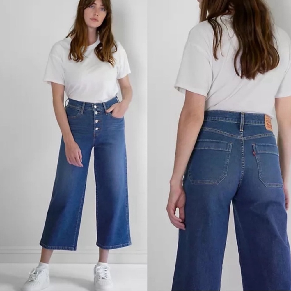 Levi’s Cropped Wide Leg